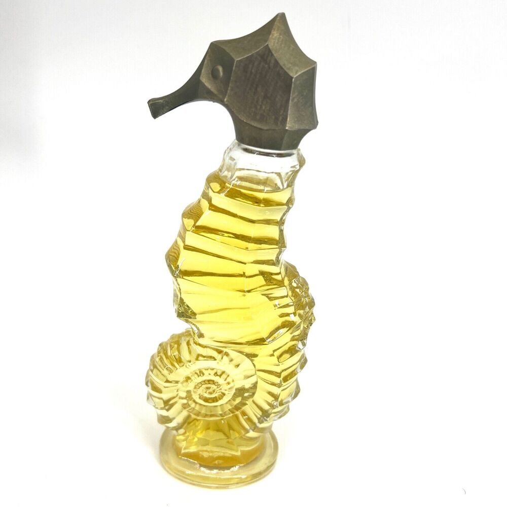 Vintage Avon Seahorse with Skin So Soft Bath Oil 6 oz